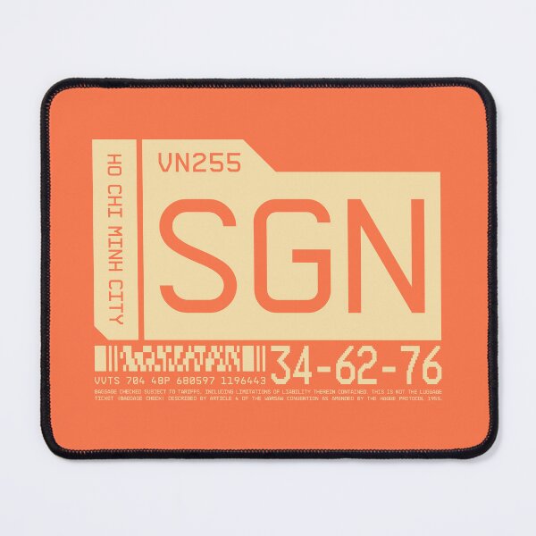 Item preview, Luggage Tag C - SGN Ho Chi Minh City Vietnam designed and sold by VoodooCircus.