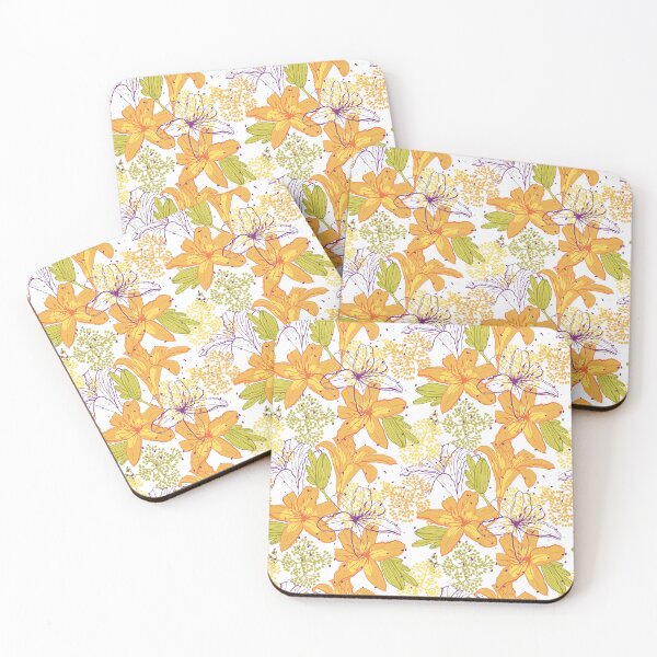 Artikelvorschau, Yellow Lily Pattern entworfen und verkauft von Meggie-moos.
