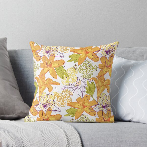 Item preview, Yellow Lily Pattern designed and sold by Meggie-moos.
