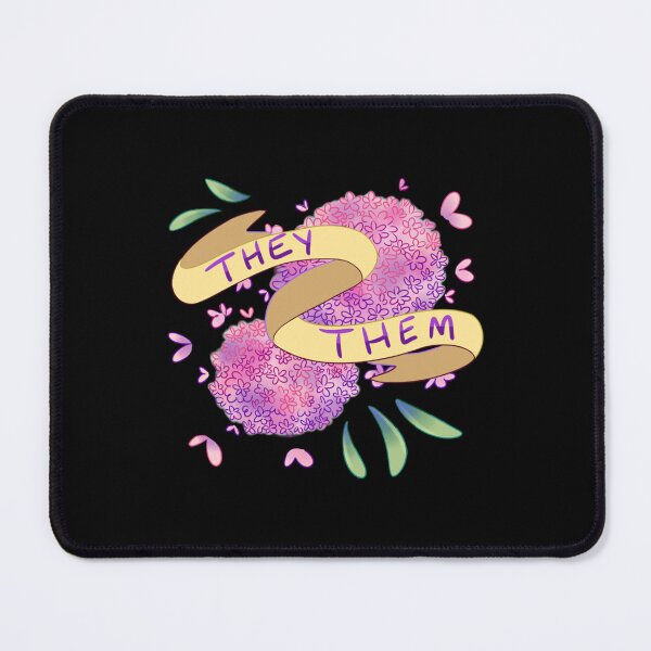 Item preview, Flowery Pronouns (TheyThem)   designed and sold by TheRacingPit.