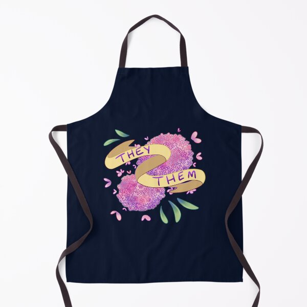 Item preview, Flowery Pronouns (TheyThem) designed and sold by TheRacingPit.
