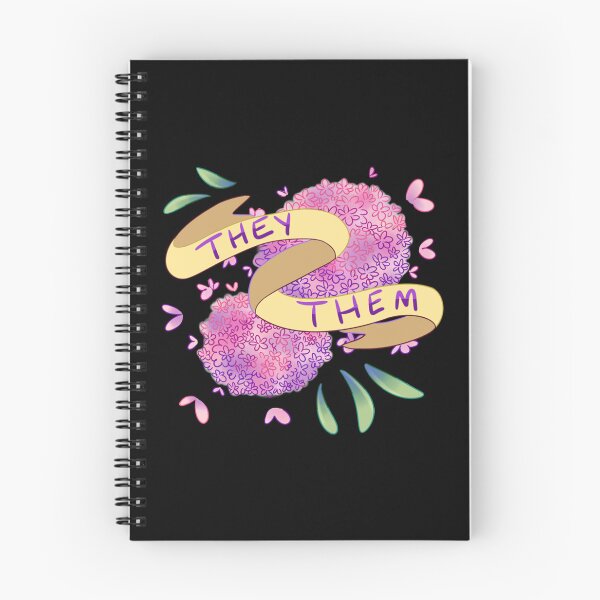 Item preview, Flowery Pronouns (TheyThem)   designed and sold by TheRacingPit.