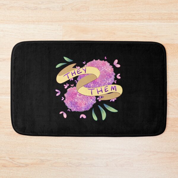 Item preview, Flowery Pronouns (TheyThem)   designed and sold by TheRacingPit.