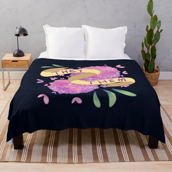 Item preview, Flowery Pronouns (TheyThem)   designed and sold by TheRacingPit.