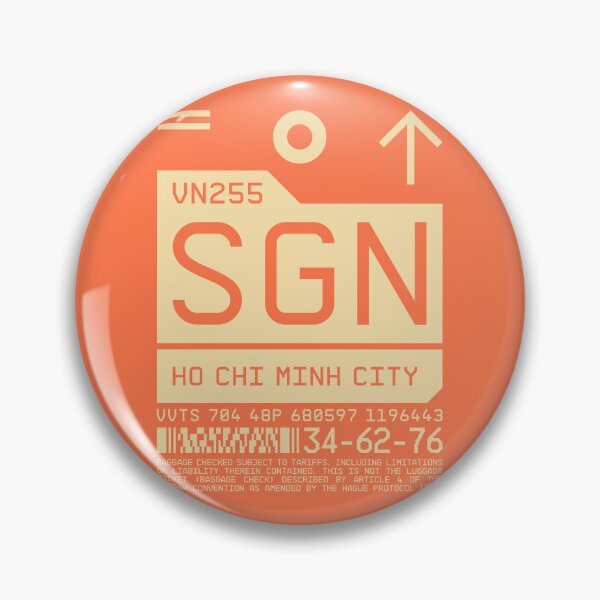 Item preview, Luggage Tag C - SGN Ho Chi Minh City Vietnam designed and sold by VoodooCircus.
