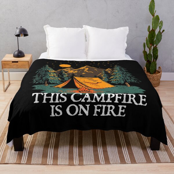 Item preview, This Campfire Is On Fire Camping Dad Jokes Camper Punchline  designed and sold by u8ritaae.