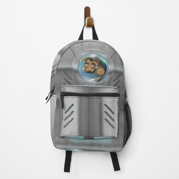 Item preview, German Shepherd Puppy Back Pack | Metal Spaceship | Red Black designed and sold by Jovak.