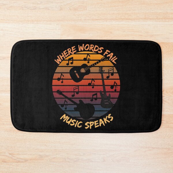 Item preview, Where Words Fail Music Speaks designed and sold by M1haShop.