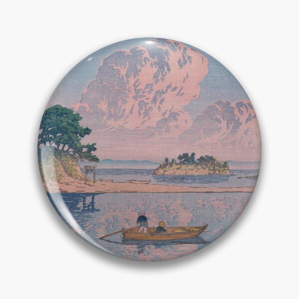 Item preview, Tsukumojima in Shimabara by Kawase Hasui, restored designed and sold by FineJapan.