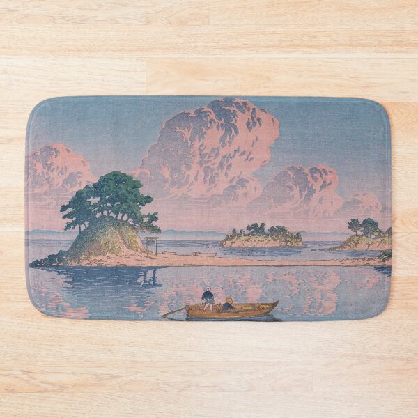 Item preview, Tsukumojima in Shimabara by Kawase Hasui, restored designed and sold by FineJapan.