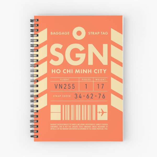 Item preview, Luggage Tag D - SGN Ho Chi Minh City Vietnam designed and sold by VoodooCircus.