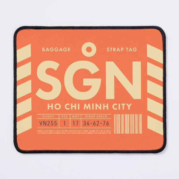 Item preview, Luggage Tag D - SGN Ho Chi Minh City Vietnam designed and sold by VoodooCircus.