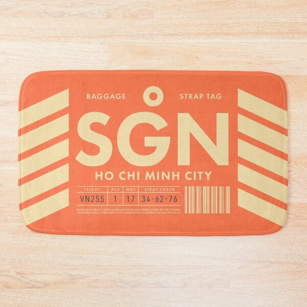 Item preview, Luggage Tag D - SGN Ho Chi Minh City Vietnam designed and sold by VoodooCircus.