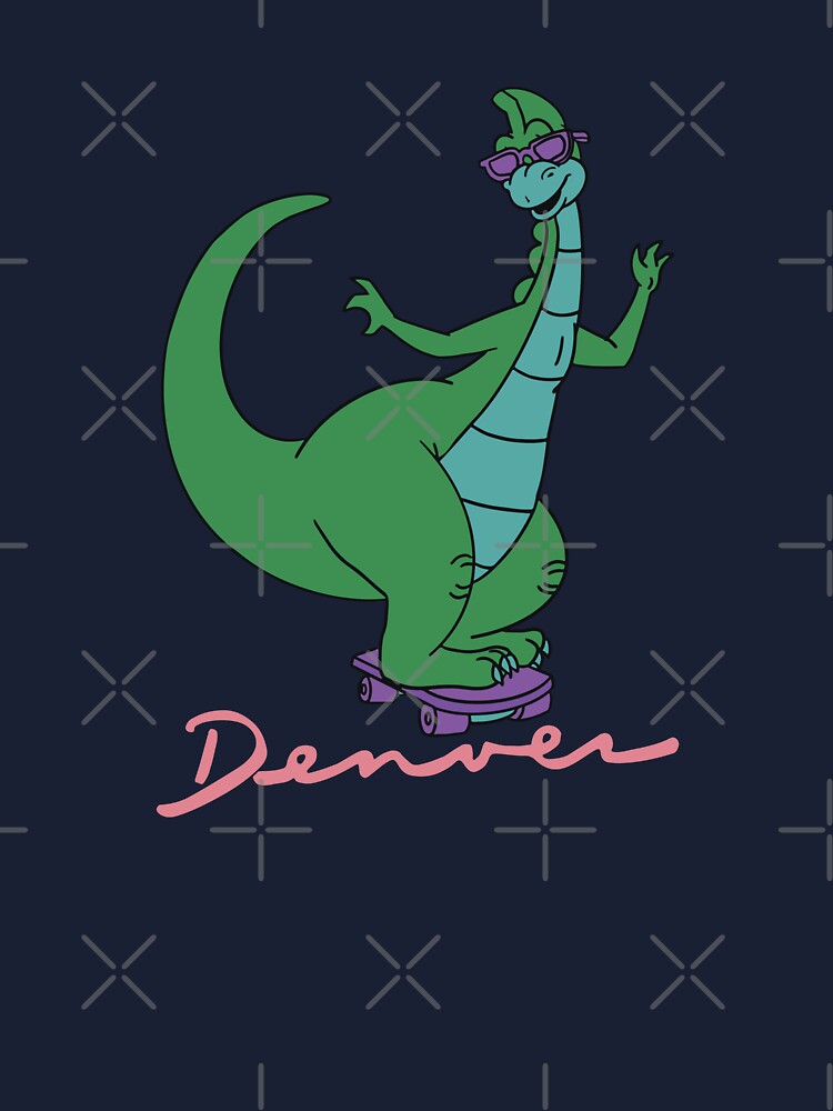 T-shirt Homme Denver Le Dernier Dinosaure - 100% Coton, Impression écologique, Coupe Régulière