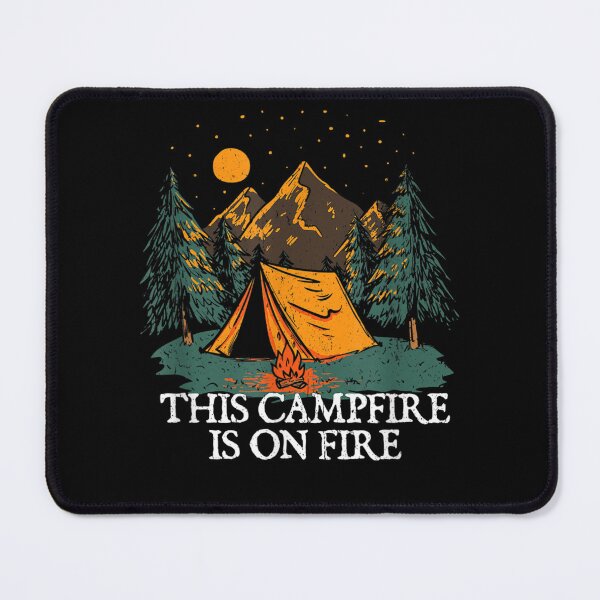 Item preview, This Campfire Is On Fire Camping Dad Jokes Camper Punchline designed and sold by u8ritaae.