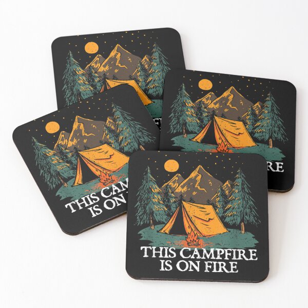 Item preview, This Campfire Is On Fire Camping Dad Jokes Camper Punchline  designed and sold by u8ritaae.