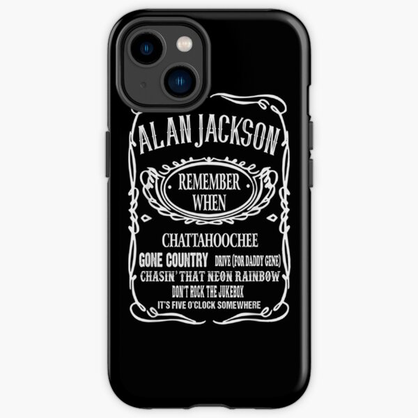 Alan Art Jacksons Outlaw Musique Rétro Whisky Coque antichoc iPhone
