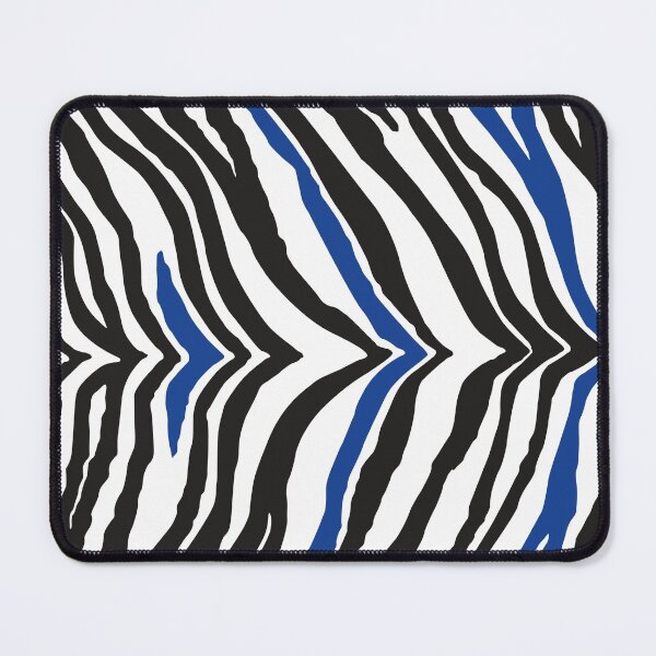Item preview, Zebra Print: Cobalt Blue, Black and White designed and sold by XCEEDTRANSITION.