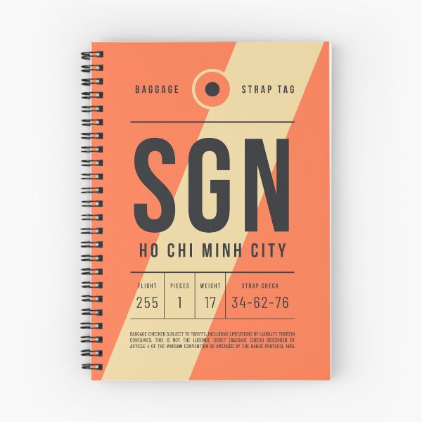 Item preview, Luggage Tag E - SGN Ho Chi Minh City Vietnam designed and sold by VoodooCircus.