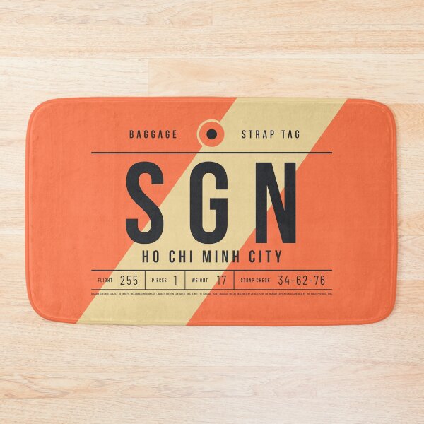 Item preview, Luggage Tag E - SGN Ho Chi Minh City Vietnam designed and sold by VoodooCircus.