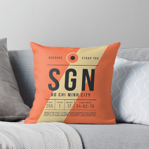 Item preview, Luggage Tag E - SGN Ho Chi Minh City Vietnam designed and sold by VoodooCircus.
