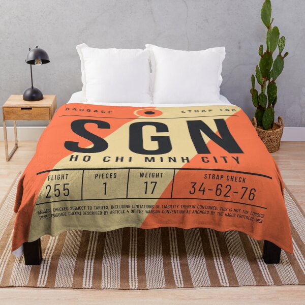 Item preview, Luggage Tag E - SGN Ho Chi Minh City Vietnam designed and sold by VoodooCircus.