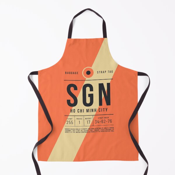 Item preview, Luggage Tag E - SGN Ho Chi Minh City Vietnam designed and sold by VoodooCircus.