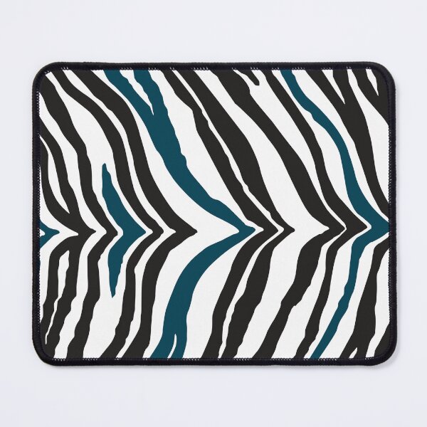 Item preview, Zebra Print: Teal, White and Black designed and sold by XCEEDTRANSITION.