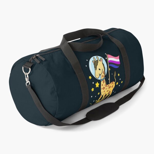 Item preview, Genderfluid Giraffe In Space Genderfluid Pride designed and sold by TheRacingPit.
