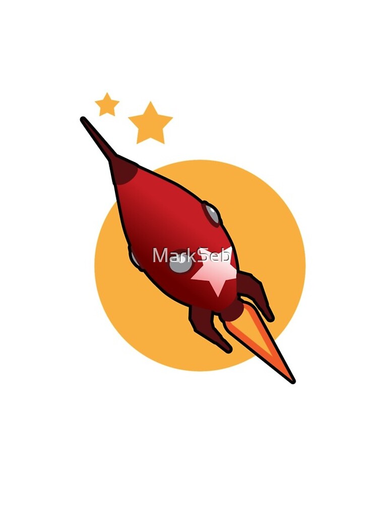Thumbnail 4 of 4, iPhone Case, Retro Rocket designed and sold by MarkSeb.