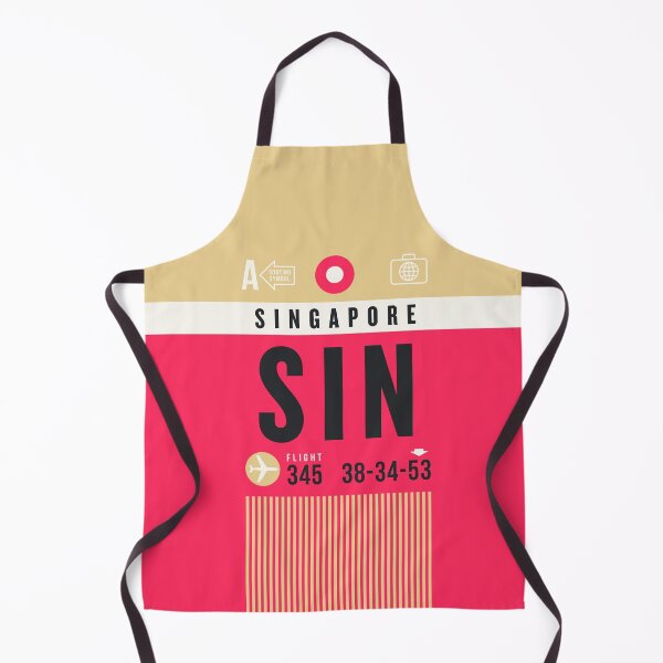 Item preview, Luggage Tag A - SIN Singapore designed and sold by VoodooCircus.