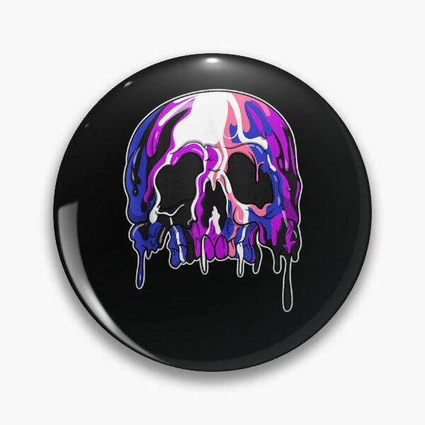 Item preview, Genderfluid LGBTQ Candle Sugar Skull Gay Pride Tank Top   designed and sold by TheRacingPit.