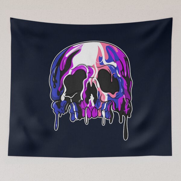 Item preview, Genderfluid LGBTQ Candle Sugar Skull Gay Pride Tank Top   designed and sold by TheRacingPit.