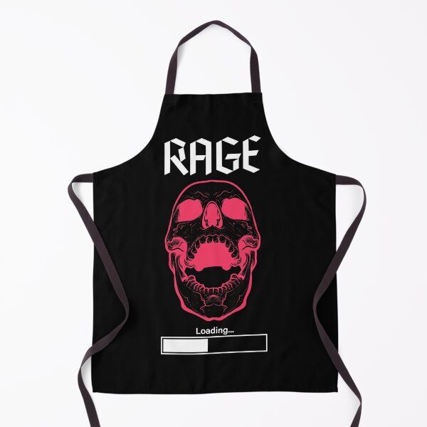 Item preview, RAGE Loading with Red Skull Funny Design designed and sold by BearCaveDesigns.