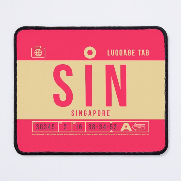 Item preview, Luggage Tag B - SIN Singapore designed and sold by VoodooCircus.