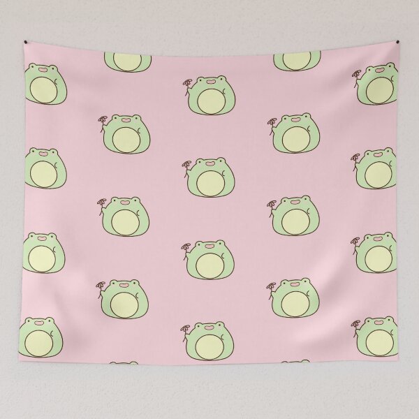 Item preview, Kawaii frog and flower designed and sold by KonichiwaCutie.