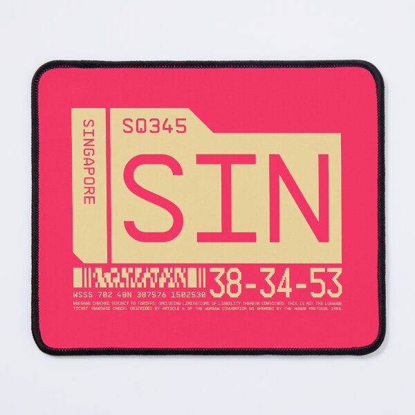 Item preview, Luggage Tag C - SIN Singapore designed and sold by VoodooCircus.