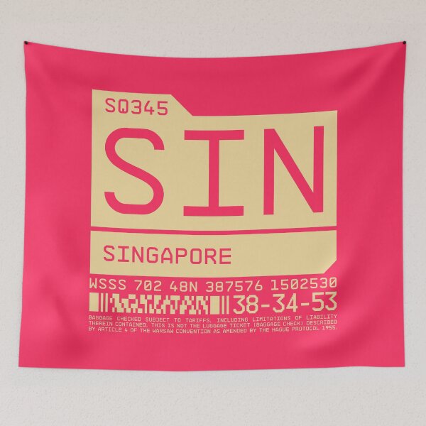 Item preview, Luggage Tag C - SIN Singapore designed and sold by VoodooCircus.