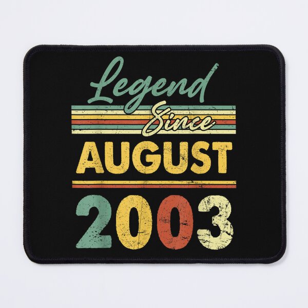 Item preview, 19 Years Old Gifts Legend Since August 2003th Birthday  designed and sold by u8ritaae.