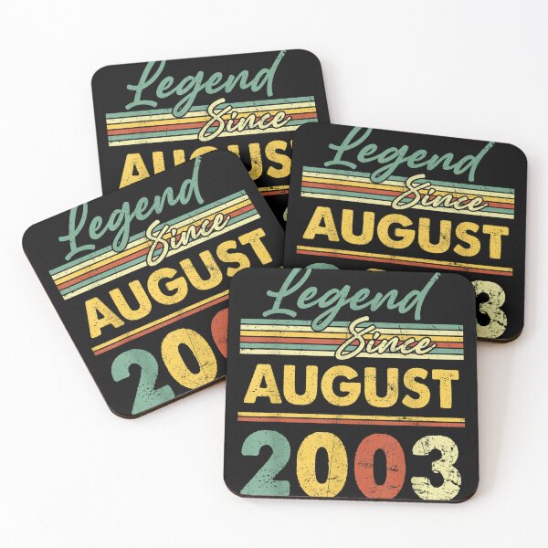 Item preview, 19 Years Old Gifts Legend Since August 2003th Birthday  designed and sold by u8ritaae.