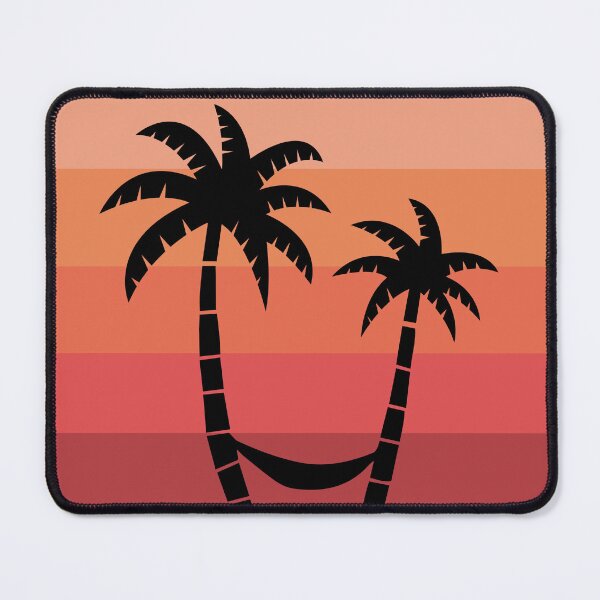 Item preview, Retro Sunset Palm Trees Summer Beach designed and sold by ghostsanda.