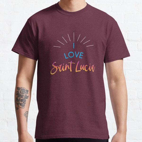 St. Lucia Shirt St. Lucia Beach Surfing Souvenir Gift Premium T-Shirt