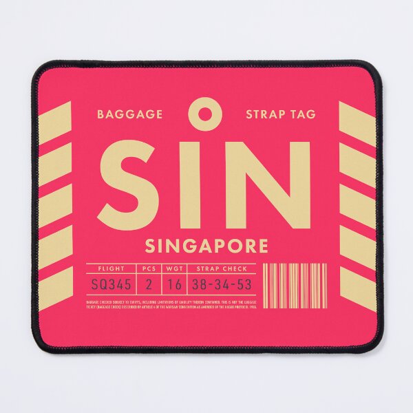 Item preview, Luggage Tag D - SIN Singapore designed and sold by VoodooCircus.