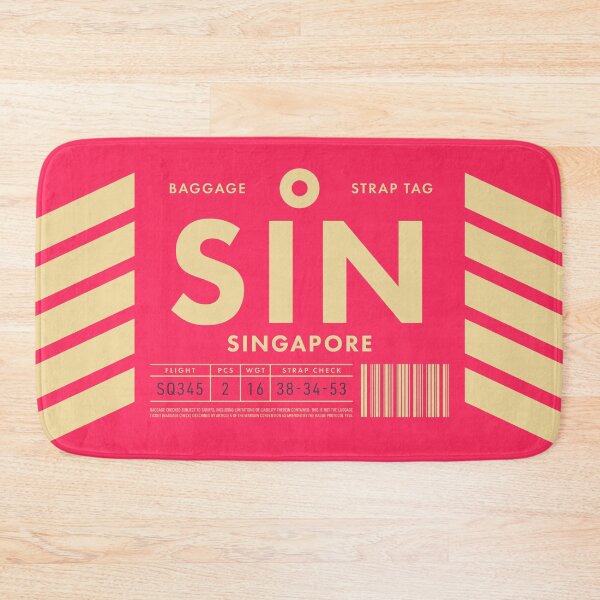 Item preview, Luggage Tag D - SIN Singapore designed and sold by VoodooCircus.