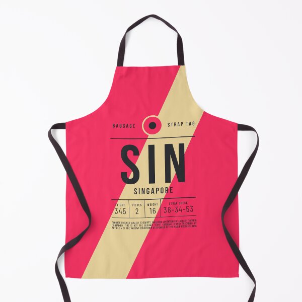Item preview, Luggage Tag E - SIN Singapore designed and sold by VoodooCircus.