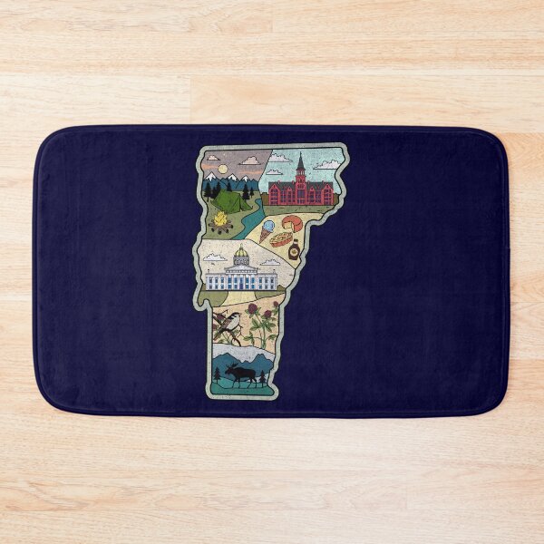 Item preview, Vermont Map - Burlington Killington Vermont The Green Mountain State designed and sold by merchzy.