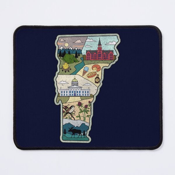 Item preview, Vermont Map - Burlington Killington Vermont The Green Mountain State designed and sold by merchzy.