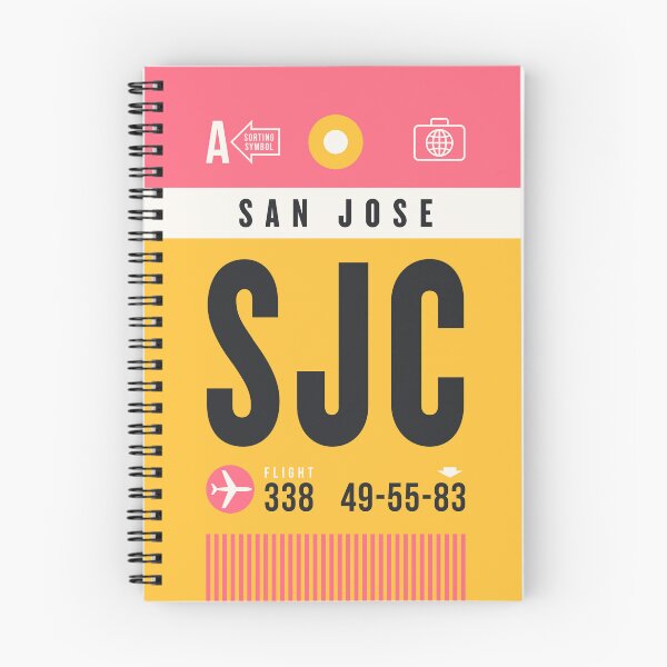 Item preview, Luggage Tag A - SJC San Jose California USA designed and sold by VoodooCircus.
