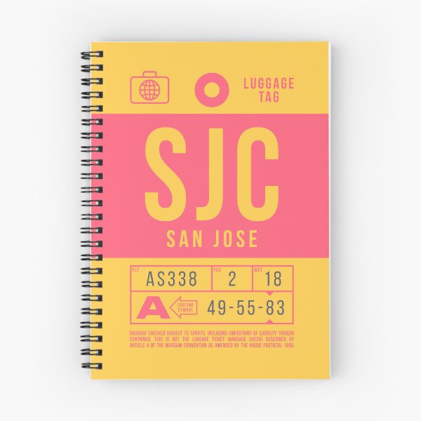 Item preview, Luggage Tag B - SJC San Jose California USA designed and sold by VoodooCircus.