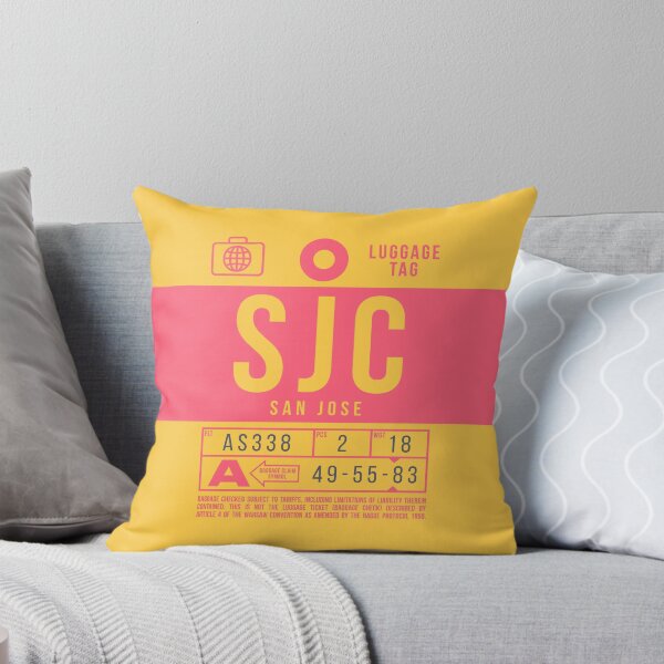 Item preview, Luggage Tag B - SJC San Jose California USA designed and sold by VoodooCircus.